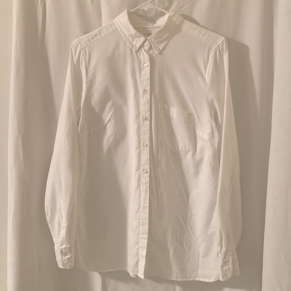 GAP The Shrunken Boyfriend Blouse